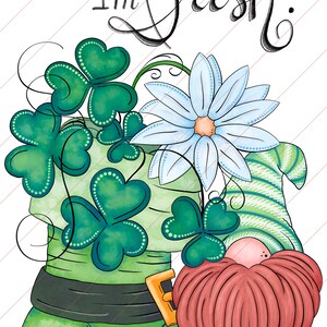 Kiss Me I’m Irish Leprechaun - PNG Clipart Commercial Use Instant Digital Download Dye Sublimation
