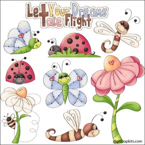 Take Flight 1 - Clip Art Designs Graphics Illustrations Sublimation PNG Instant Digital Download, Commercial Use Allowed