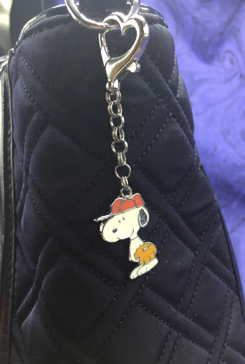 Snoopy Purse Charm Purse Charm Zipper Pull Handbag Charm ...