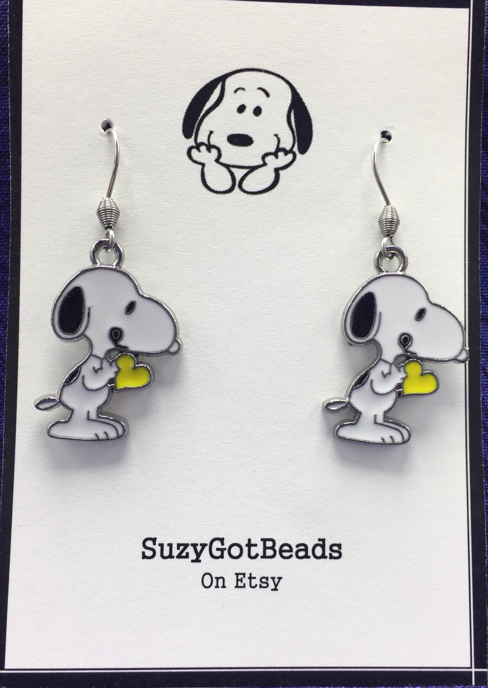 snoopy earrings