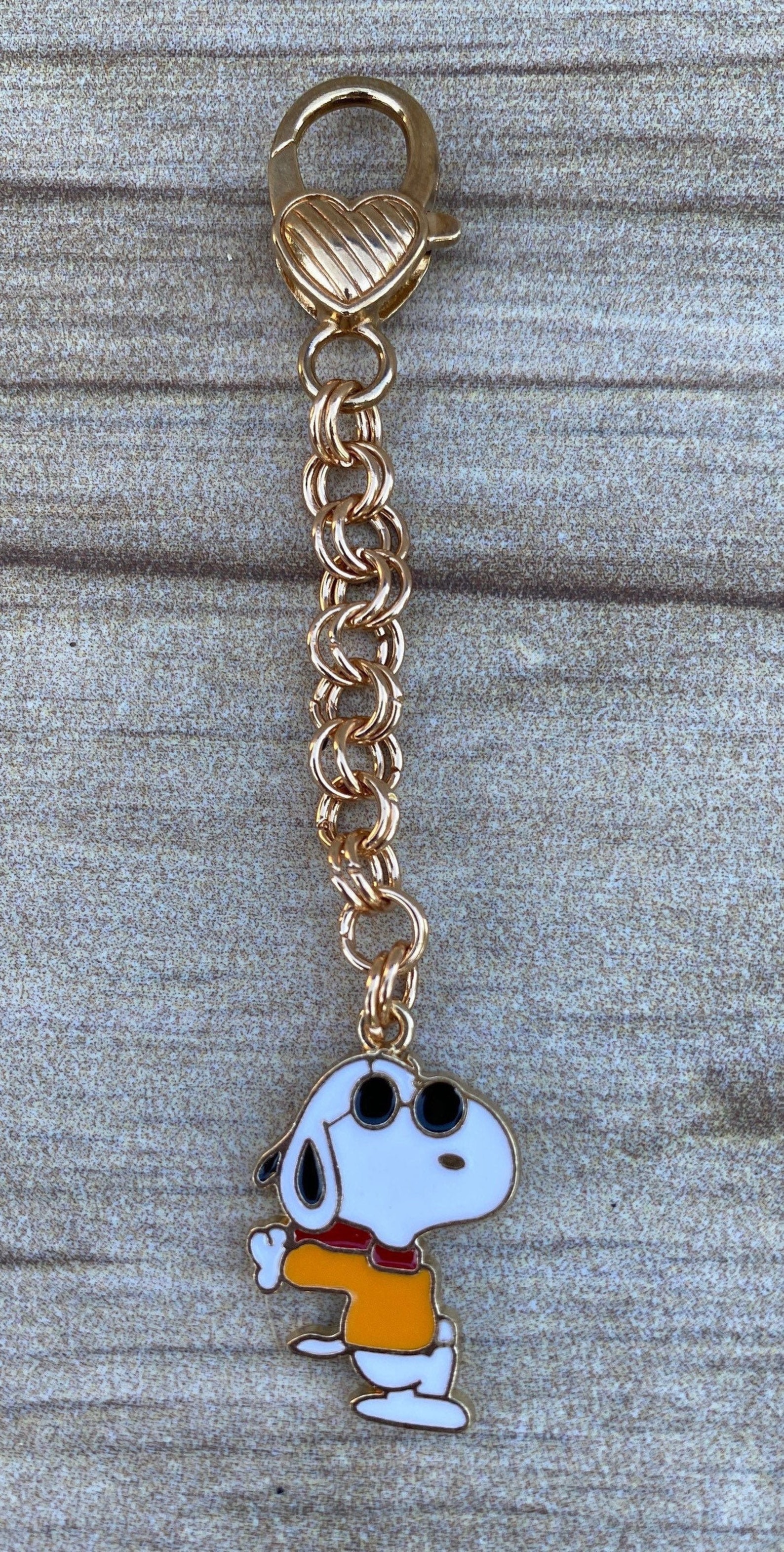 Snoopy Purse Charm Snoopy Zipper Pull Snoopy Handbag Charm Etsy