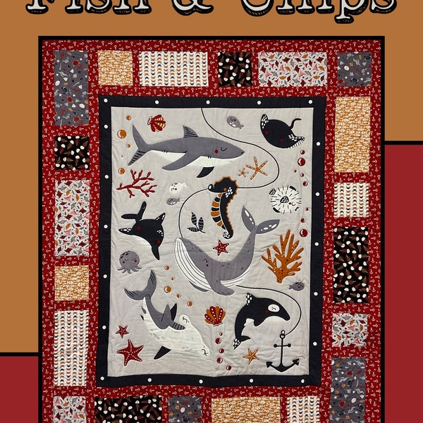 Fish and Chips PDF Quilt Pattern by Villa Rosa Designs