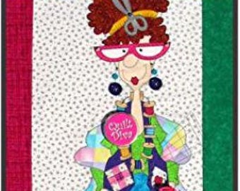 Quilt Diva Quilt Wall Hanging Pattern by Amy Bradley