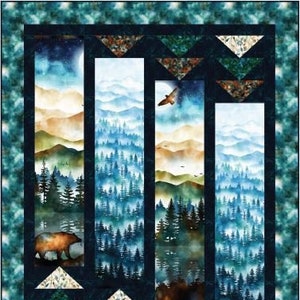Ingots PDF Download Panel Quilt Pattern by Quilting Renditions