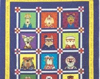 Dazzling Dogs PDF Download Quilt Pattern by Amy Bradley