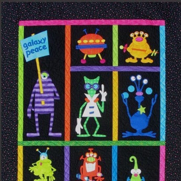 Planetary Party PDF Download Quilt Pattern by Amy Bradley