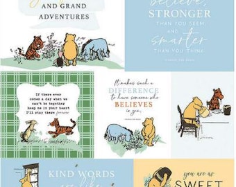 Winnie the Pooh, Fabric Panel for Riley Blake