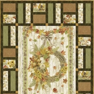 Herbst Fenster PDF Download Quilt Anleitung von Pine Tree Country Quilts