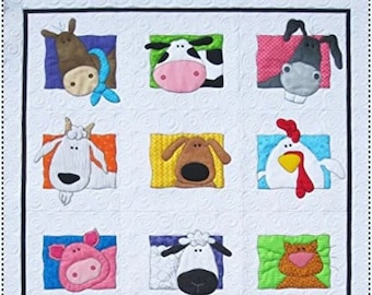 Animal Whimsy PDF Download Quilt Pattern by Amy Bradley