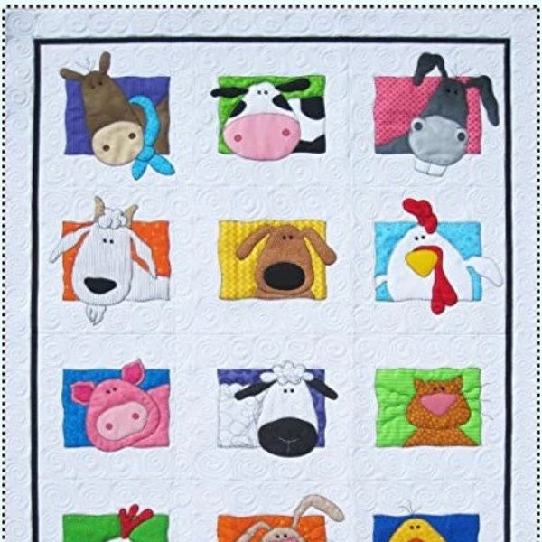 Animal Whimsy PDF Download Quilt Anleitung von Amy Bradley