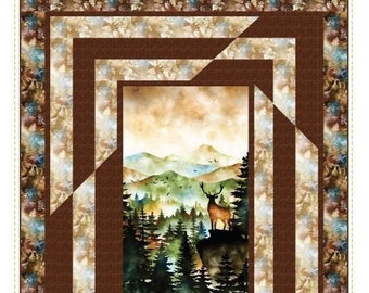 Reversal PDF Download Panel Quilt Pattern by Quilting Renditions