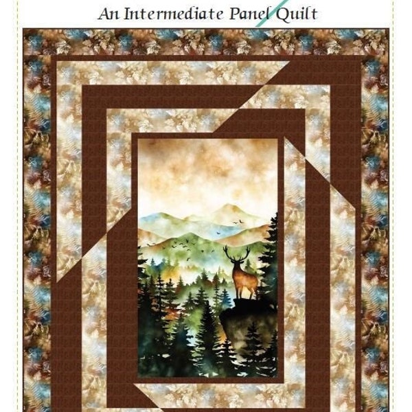 Reversal PDF Download Panel Quilt Pattern by Quilting Renditions