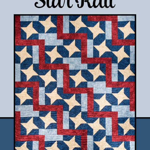 Star Rail PDF Quilt Pattern by Villa Rosa Designs