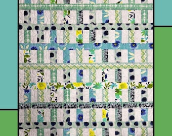 Molde de colcha em PDF "Blinds" da Villa Rosa Designs
