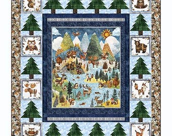 Bear Mountin Quilt Paper Pattern