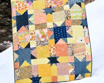 Padrão de colcha Stargazer em PDF da Villa Rosa Designs