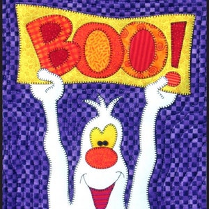Halloween Boo Mini suspensão de parede, Ghost PDF Download Quilt Pattern por Amy Bradley