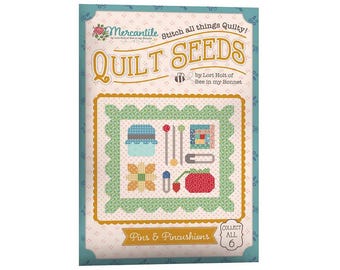 Lori Holt Mercantile Quilt Seeds™ Paper Pattern Pins & Pincushions