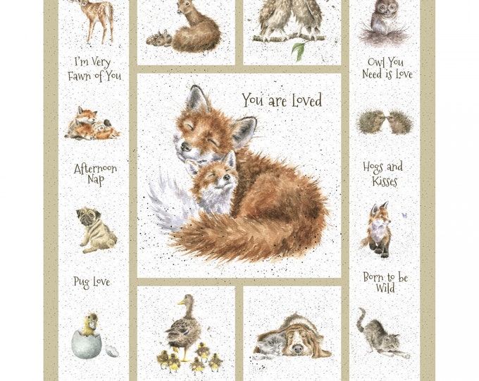 Love Is, You Are Loved Fabric Panel Etsy