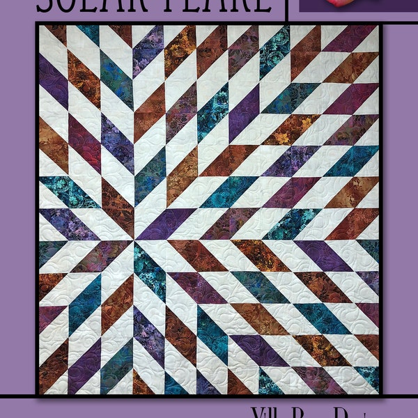 Solar Flare PDF Quilt Pattern by Villa Rosa Designs