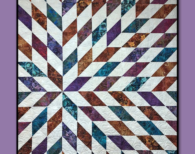 Gentlemen's Agreement A Masculine Quilt Pattern From: New Leaf Stitches ...