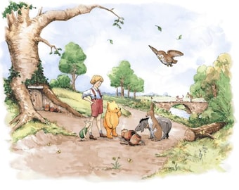 Winnie the Pooh, Fabric Panel for StudioE