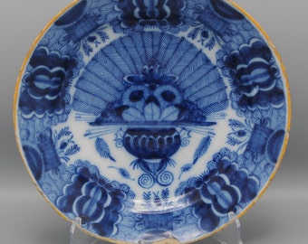 Delft 'Peacock' plate - second half 18th century