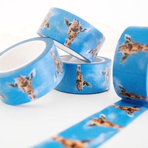 Giraffe Washi Tape Cadeau voor scrapbooking Cadeau voor dierenliefhebber Dierencadeau voor vriend