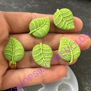 leaves silicone mold small size-spring-Fondant-Resin-polymer Clay-Candy-Jewelry-handcrafts-summer-chocolate-wax-soap embeds-handmade mold.