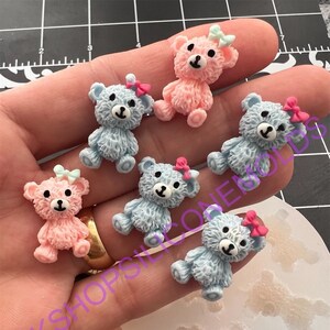 Teddy Bear silicone mold for Fondant-baby shower-Resin-handcrafts-polymer Clay-Candy-Jewelry-chocolate-wax-soap embeds-handmade molds