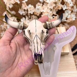 Z-oneMart 3D Skull Molds for Resin, Silicone Skull Mold, Large Skull Shape  Resin Molds for Candle Making, Silicone Epoxy Molds for Home Decor
