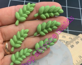 leaves silicone mold 7 / 21 cavities small-flower-spring-Fondant-Resin-polymer Clay-Candy-Jewelry-handcrafts-chocolate-wax-handmade molds.