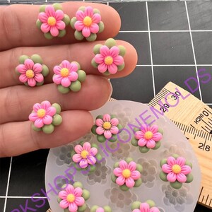 Flowers silicone mold-spring-summer for fondant-Jewelry-polymer Clay-handcrafts-resin-candy-chocolate-wax-soap embeds-handmade molds.