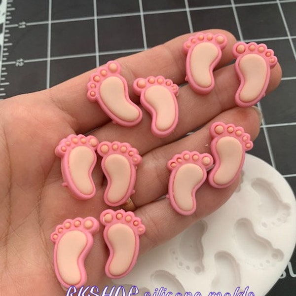 Fondant Baby Feet Etsy