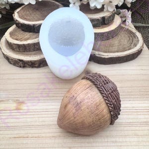 Acorn-Pinecone-Pine nuts-Fall-Autumn-Halloween-Spooky-Christmas silicone mold for Fondant-Resin-Clay-Candy-chocolate-plaster-crafts supplies