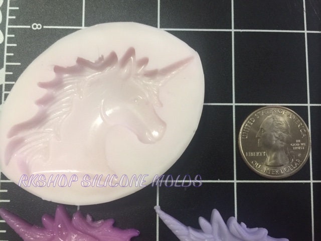 Unicorn Silicone Mold for Resin, Candy, Fondant, Clay, Embed, Soap, Jewelry  A169