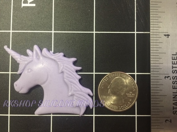 Unicorn Silicone Mold for Resin, Candy, Fondant, Clay, Embed, Soap, Jewelry  A169