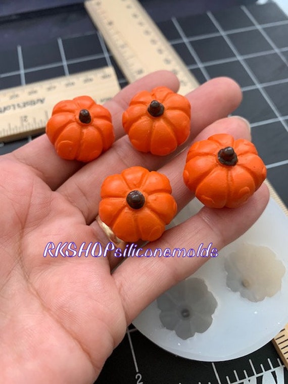 Fall Chocolate Molds 4 Pieces Silicone Pumpkin Candy Mold Maple
