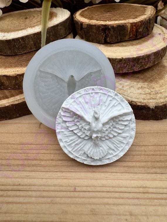 Moule En Silicone Transparent Fait Main HOLY SPIRIT #14 Pour Création Artisanale