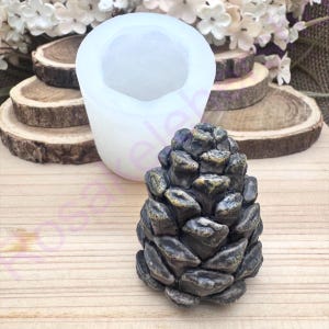 Acorn-Pinecone-Pine nuts Fall-Autumn-Halloween-Spooky-Christmas silicone mold for Fondant-Resin-Clay-Candy-chocolate-plaster-crafts supplies
