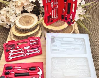 MINFEIDMS Outils de maquillage Moules en silicone pour rouge à lèvres, bouteille de parfum, fondant, vernis à ongles, pinceaux de maquillage, moules pour décoration de gâteaux, cupcakes, bonbons
