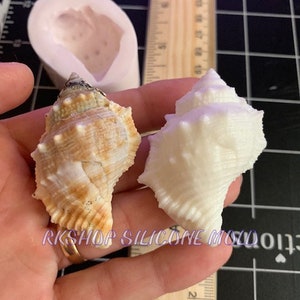 2D Seashell Silicone Mold-Sea-Ocean-beach -Resin-crafts-Clay-Jewelry-wax-soap