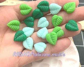 leaves silicone mold vary tiny-flower-spring for Fondant-Resin-Gumpaste-polymer Clay-Candy-Jewelry-Handcrafts-plants-summer-handmade mold.