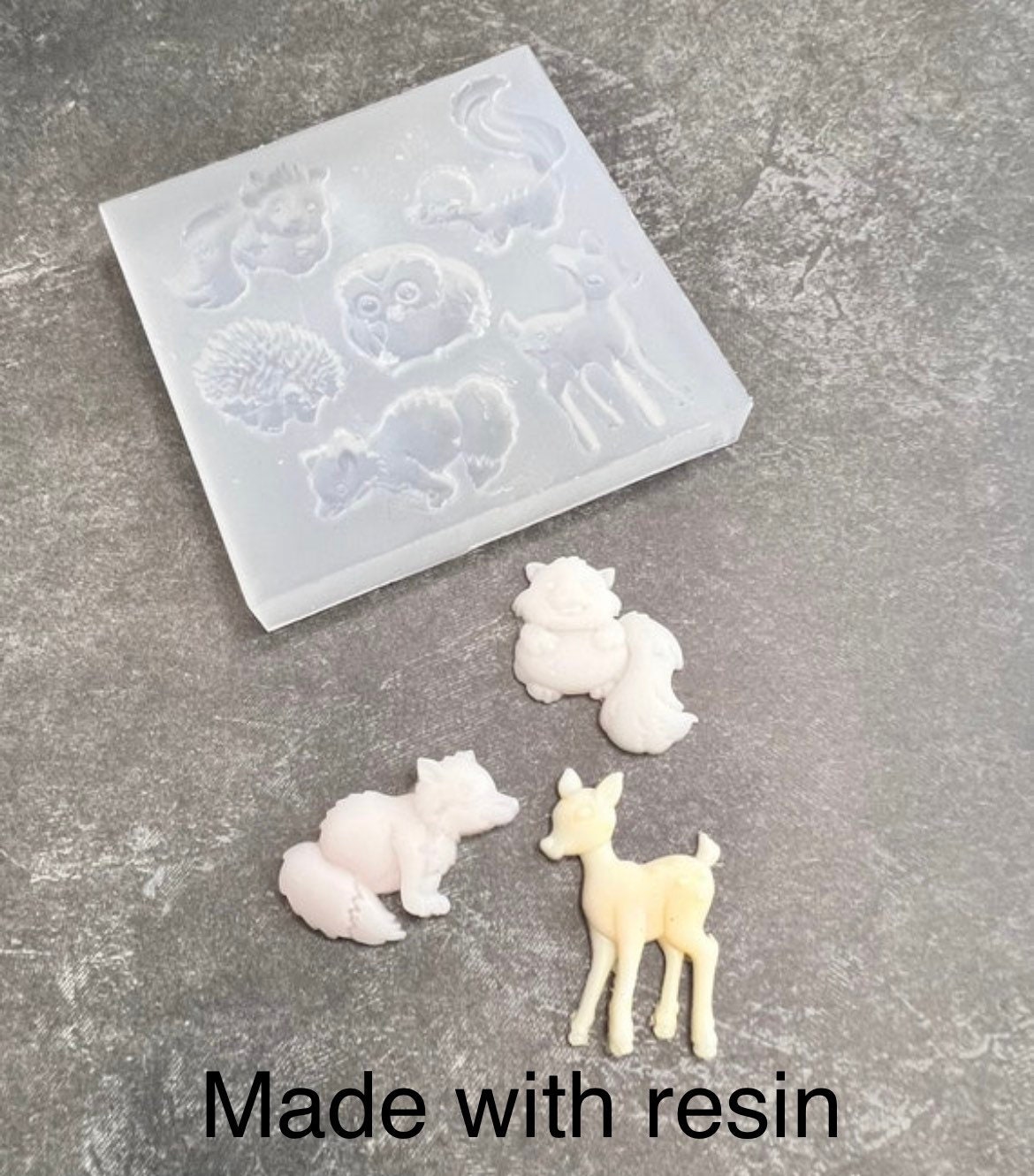 Elephant Silicone Mold Very Small-animals Mold-wild Animal Mold