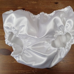 Pantaloni impermeabili in plastica trasparente rivestiti in raso, 46"/48" Hip - Consegna GRATUITA