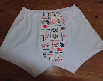 Men's Washable Incontinence Boxer Shorts.