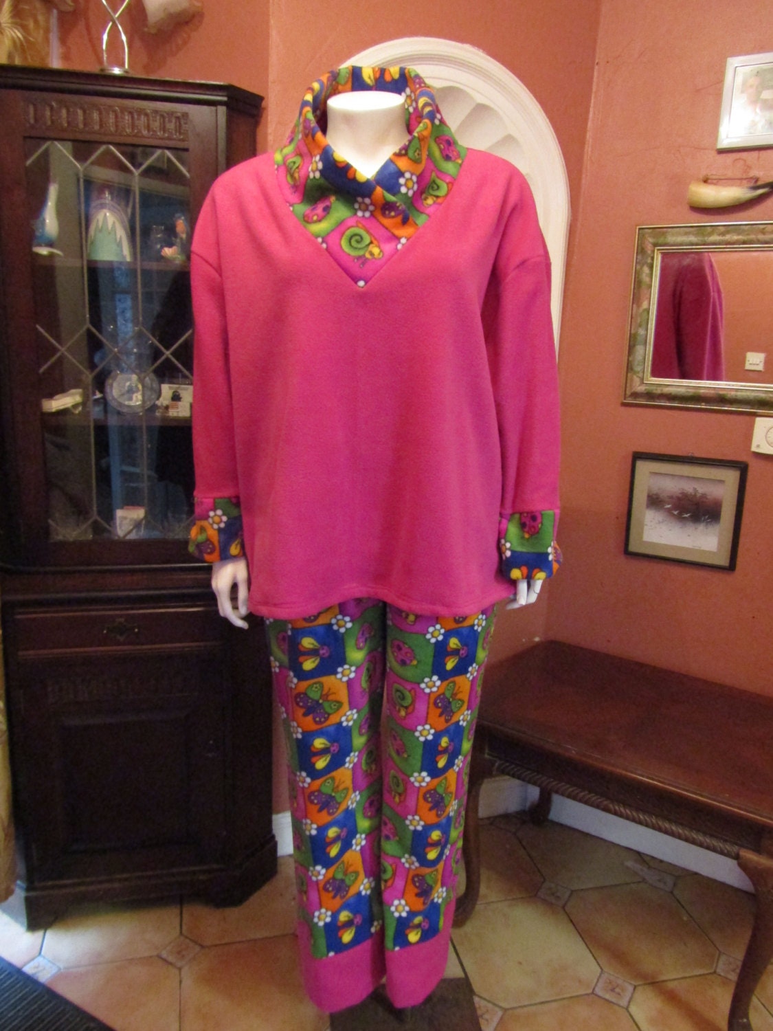 Plus size fleece pyjamas new arrivals