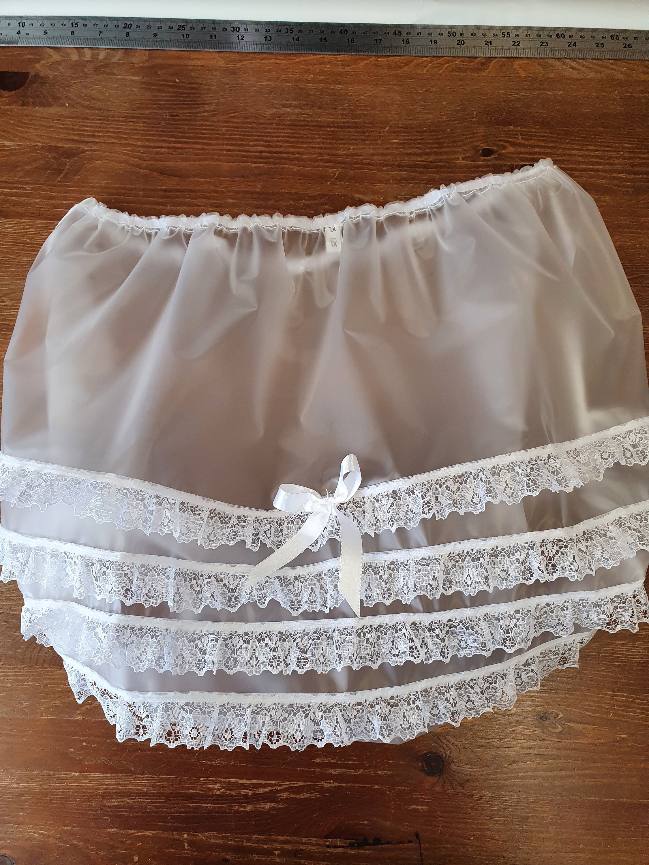 Pvc Ruffle Lace 42/44 Hip Lace Ruffle Clear Plastic Waterproof - Etsy