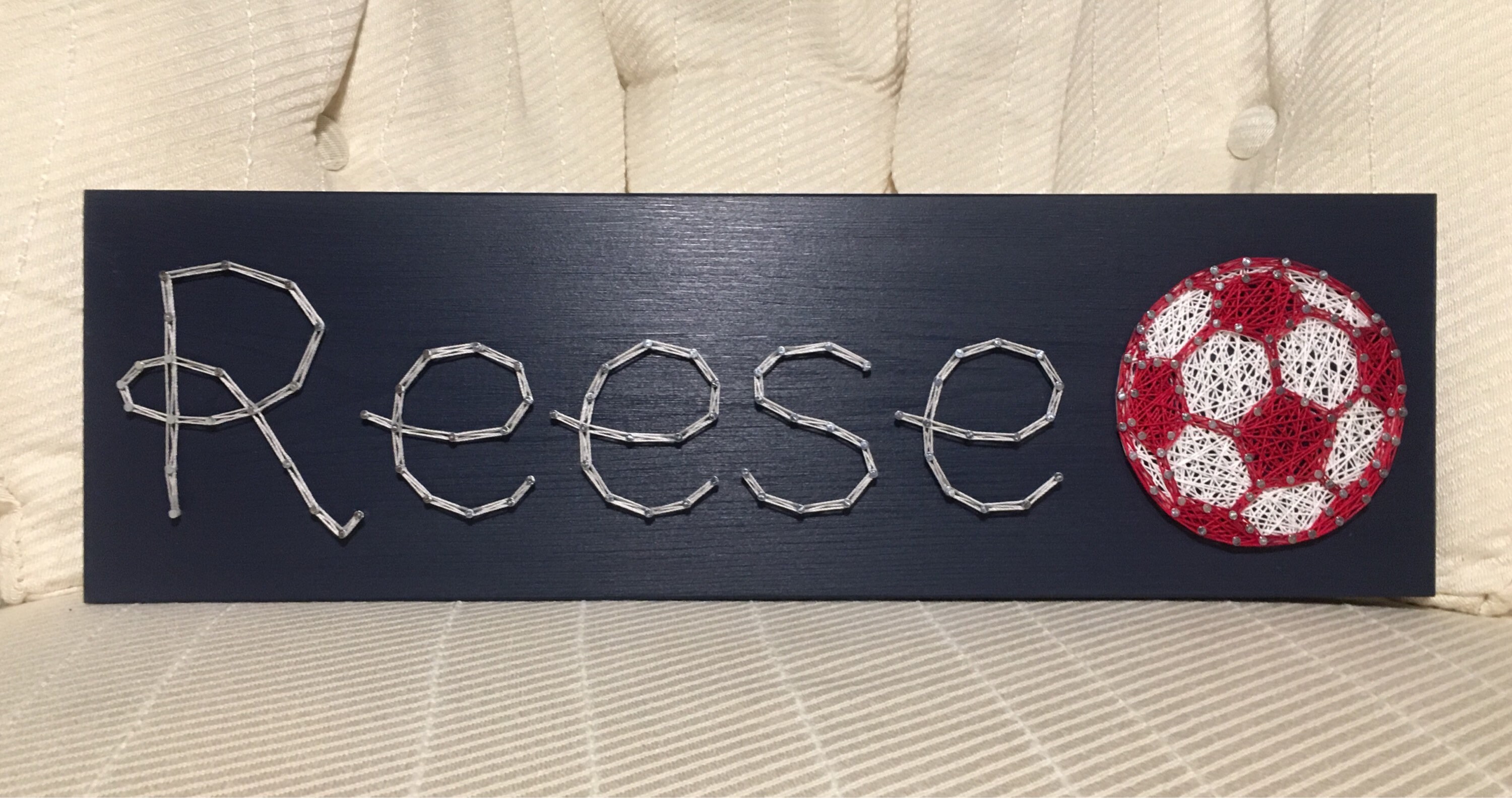 String Family Lettering Kids Name String Art, Thin Lettering, Child's Name, Family Name, Phrase ...