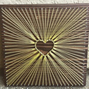 Heart Burst String Art, Love Wall Art, Home Decor, Valentine's Day, Christmas gift, Christmas Present, Mothers Day, Unique